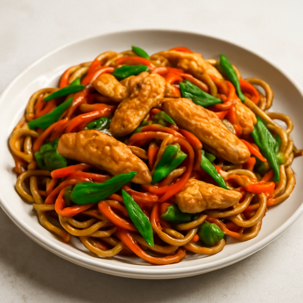 Chicken Noodles at Cafe World