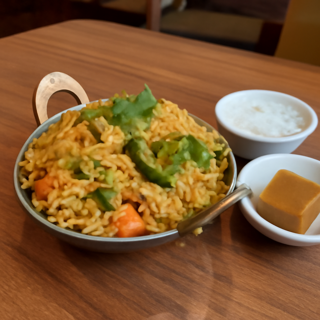 Single Veg Biryani at Mynaa Kitchen Frisco